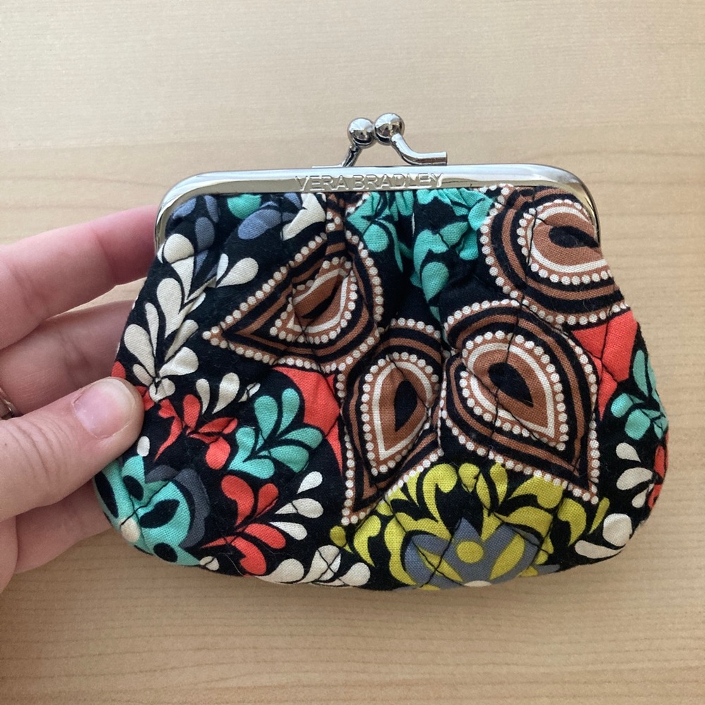 Vera Bradley Kiss Kiss coin purse - Sierra